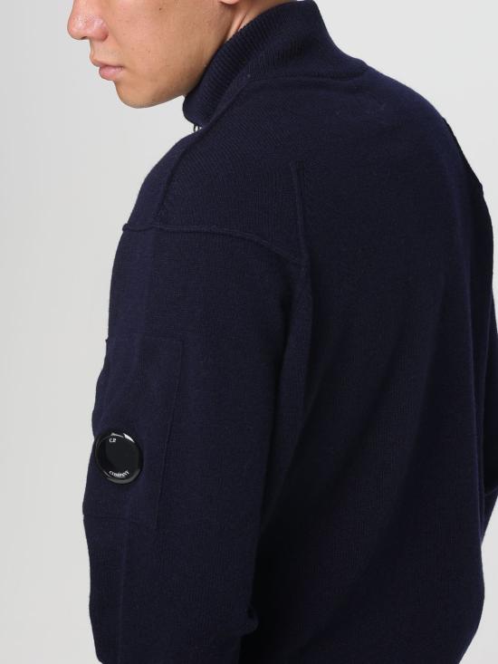 25FW 씨피 컴퍼니 집업 니트 RFCMKN709A110149A 888 Blue - C.P. COMPANY