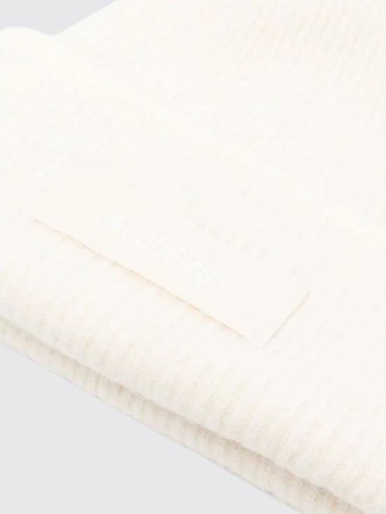 25FW 자크뮈스 비니 ACU00666AK00227 110 White - JACQUEMUS