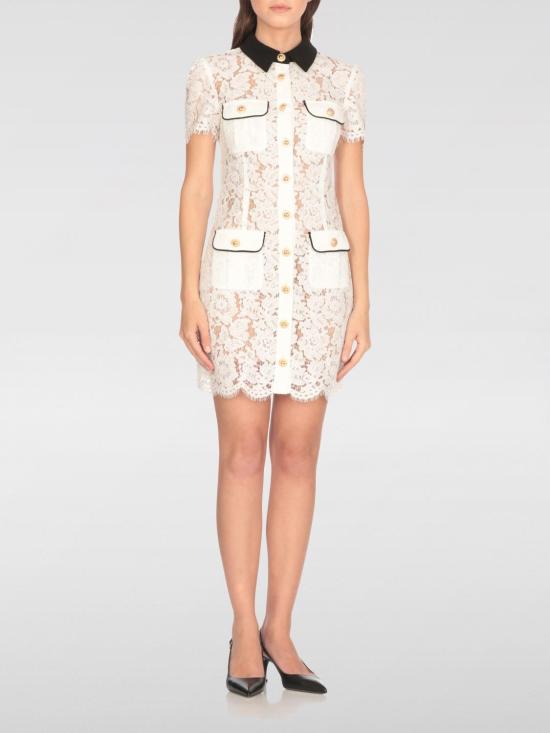 25FW 셀프 포트레이트 숏 원피스 PF25020SW White