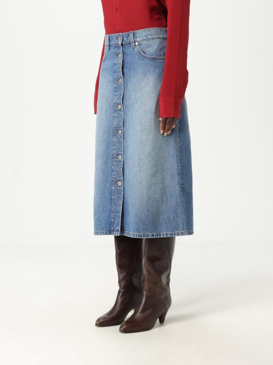 25FW 스텔라 맥카트니 스커트 6D04103SQH27 4153 Denim - STELLA MCCARTNEY