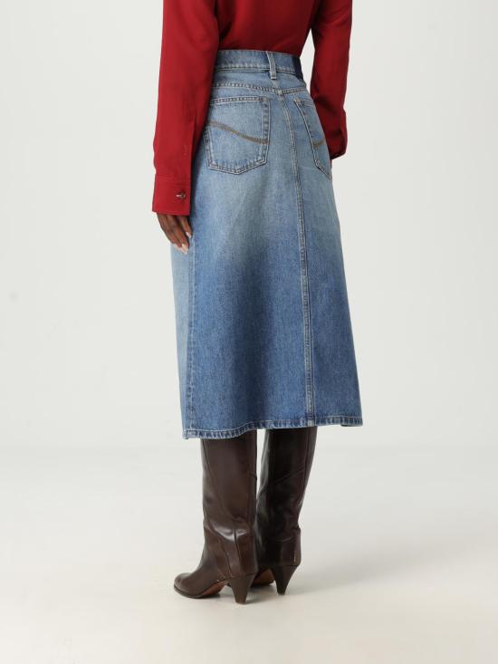 25FW 스텔라 맥카트니 스커트 6D04103SQH27 4153 Denim - STELLA MCCARTNEY