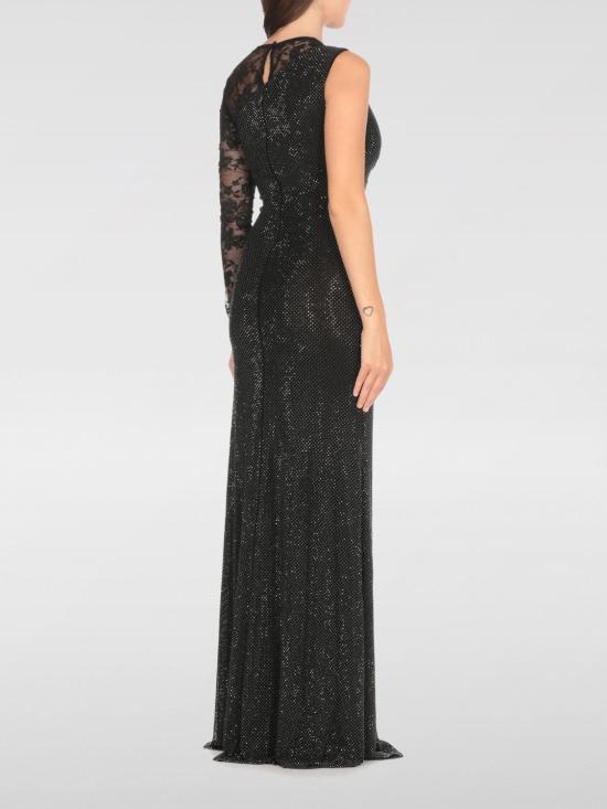 25FW 셀프 포트레이트 롱 원피스 PF25100XB Black - SELF PORTRAIT