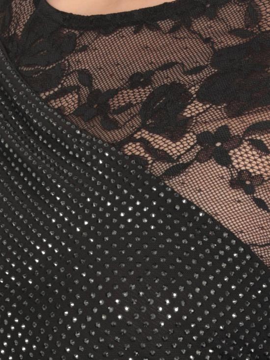 25FW 셀프 포트레이트 롱 원피스 PF25100XB Black - SELF PORTRAIT