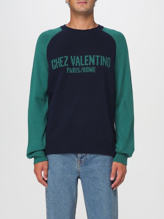 25FW 발렌티노 가라바니 스웨터 7V3KC34TB1N BR4 Blue