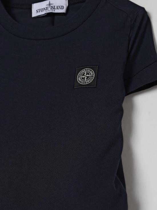 25FW [키즈] 스톤 아일랜드 티셔츠 2100002S0047 V0020 Blue - STONE ISLAND