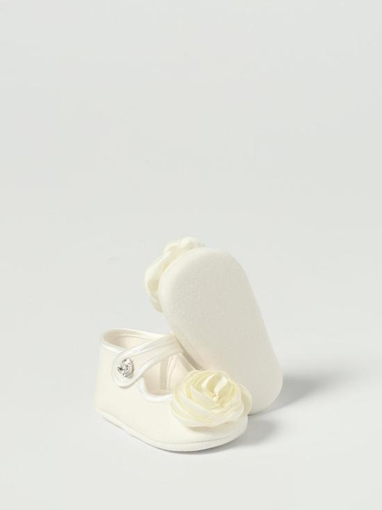 25FW [키즈] 모나리자 슈즈 73F0046207 0001 Yellow Cream - MONNALISA