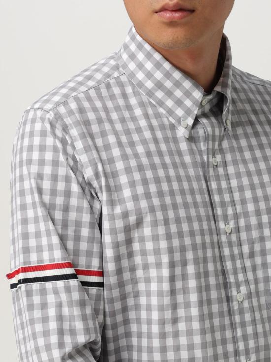 25FW 톰브라운 긴팔 셔츠 MWL301OF0998 035 Grey - THOM BROWNE