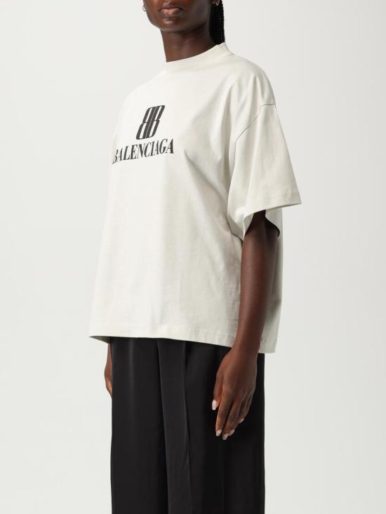 25FW 발렌시아가 반팔 티셔츠 818431TSVU4 9012 White - BALENCIAGA