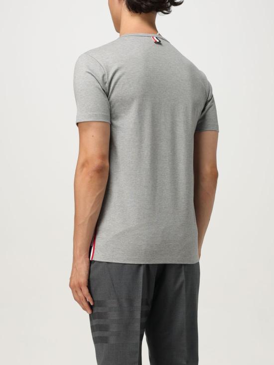 25FW 톰브라운 반팔 티셔츠 MJS010A01454 055 Grey - THOM BROWNE