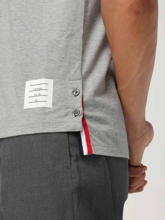25FW 톰브라운 반팔 티셔츠 MJS010A01454 055 Grey - THOM BROWNE
