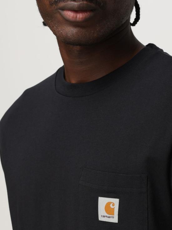 25FW 칼하트 WIP 반팔 티셔츠 I030434 89XX Black - CARHARTT WIP