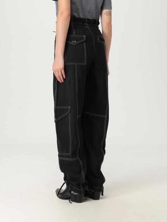 25FW 가니 스트레이트 팬츠 F8807 099 Black - GANNI