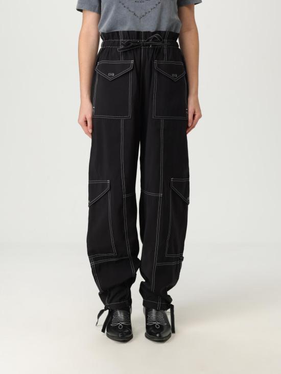 25FW 가니 스트레이트 팬츠 F8807 099 Black