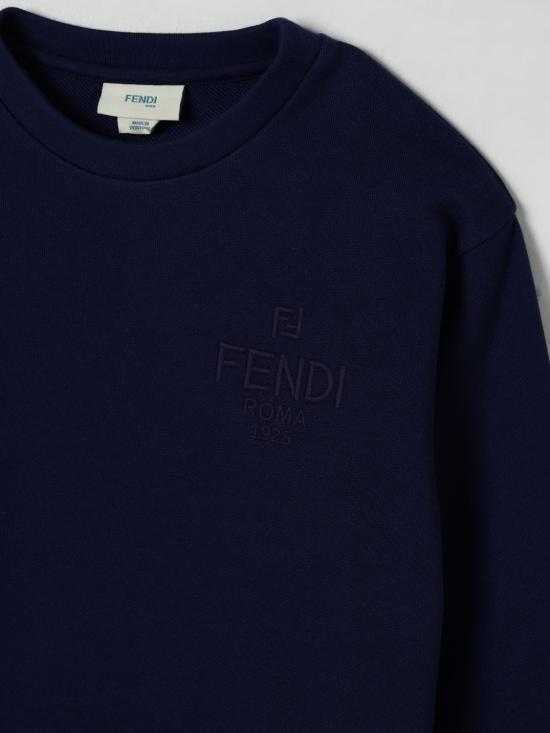 25FW [키즈] 펜디 풀오버 JUH1045V0 F1I11 Blue - FENDI