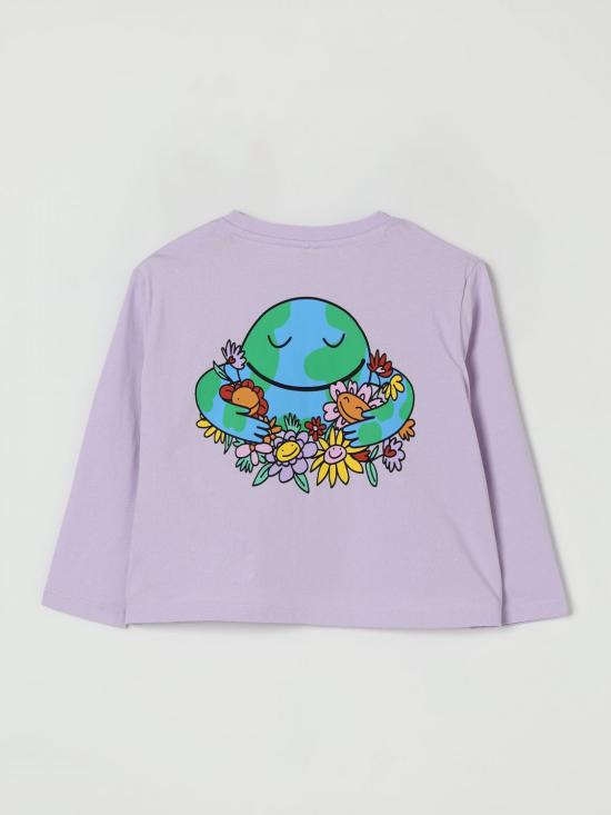 25FW [키즈] 스텔라 맥카트니 티셔츠 TX8A70Z0434 522 Lilac - STELLA MCCARTNEY