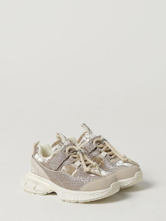 25FW [키즈] 모나리자 스니커즈 8CF0076709 0002 Beige - MONNALISA