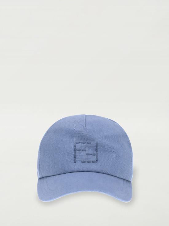25FW 펜디 FF 베이스볼 캡 FXQ768AV92 F0GLM Gnawed Blue