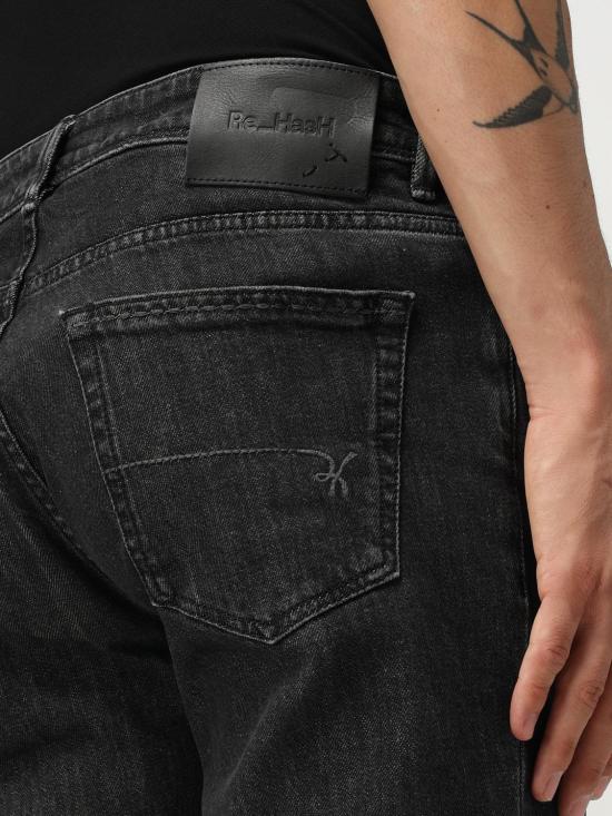 25FW 리하쉬 데님 팬츠 P015 NS 1D542 BLAK Black - RE-HASH