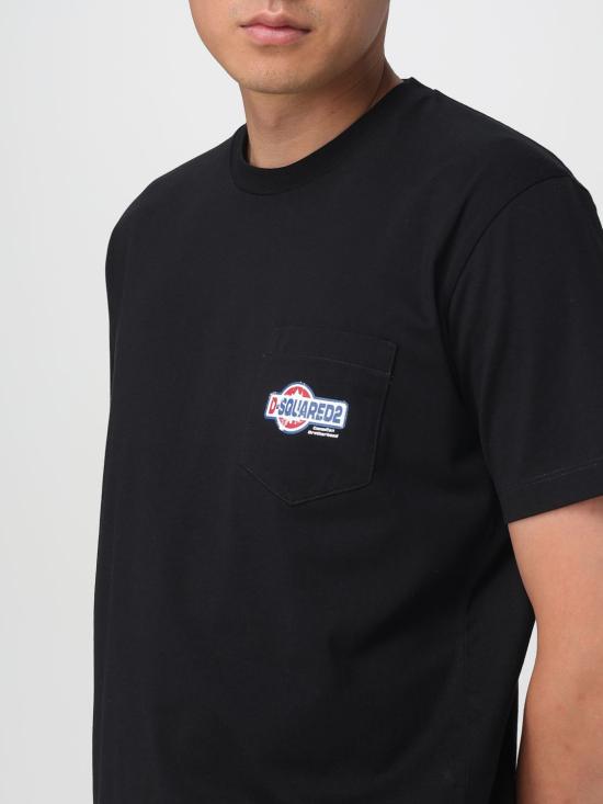 25FW 디스퀘어드2 반팔 티셔츠 S74GD1449D20020 900 Black - DSQUARED2