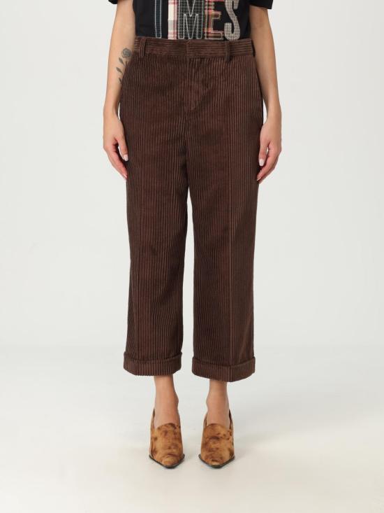 25FW 모스키노 스트레이트 팬츠 03205519 0103 Brown