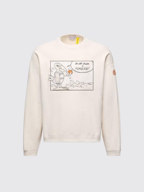 25FW 몽클레어 스웨터 K24028G0000289AUJ 02B White