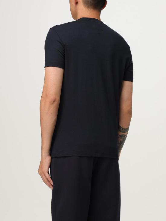 25FW 엠포리오 아르마니 반팔 티셔츠 8N1TF01JCDZ 0920 Navy - EMPORIO ARMANI