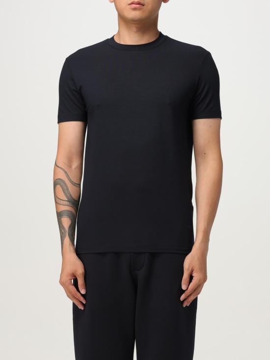 25FW 엠포리오 아르마니 반팔 티셔츠 8N1TF01JCDZ 0920 Navy