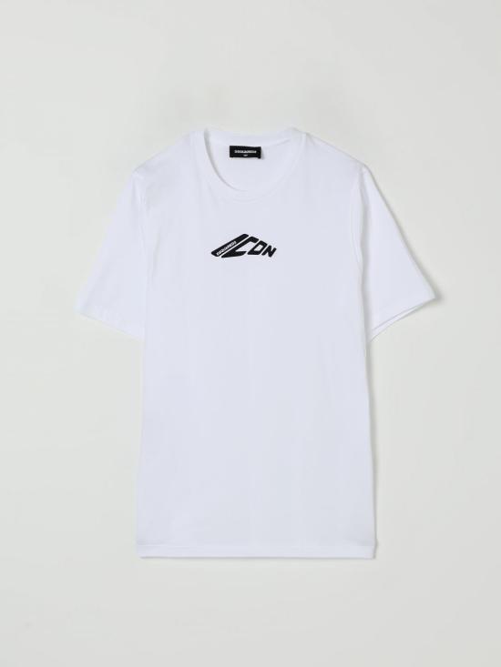 25FW [키즈] 디스퀘어드2 티셔츠 DQ2941D00XM DQ100 White