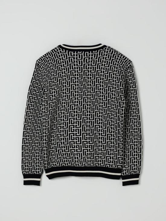 25FW [키즈] 발망 풀오버 BX9P10Z2312 104NE Ivory - BALMAIN