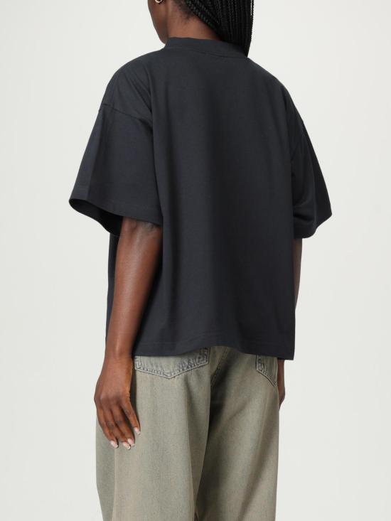 25FW 발렌시아가 반팔 티셔츠 818431TSVU4 1083 Black - BALENCIAGA