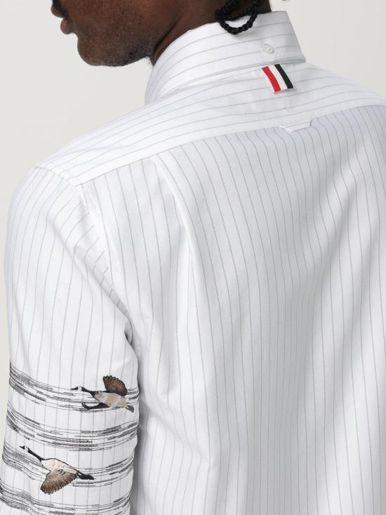 25FW 톰브라운 긴팔 셔츠 MWL272EE1384 035 Charcoal - THOM BROWNE