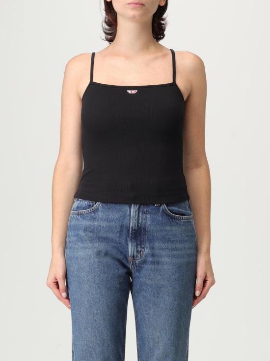 25FW 디젤 민소매 티셔츠 A051070EJAI 9XX Black