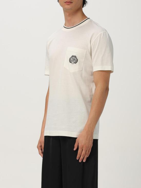 25FW 돌체앤가바나 반팔 티셔츠 G8RA2ZFU7EQ W0001 White - DOLCE & GABBANA