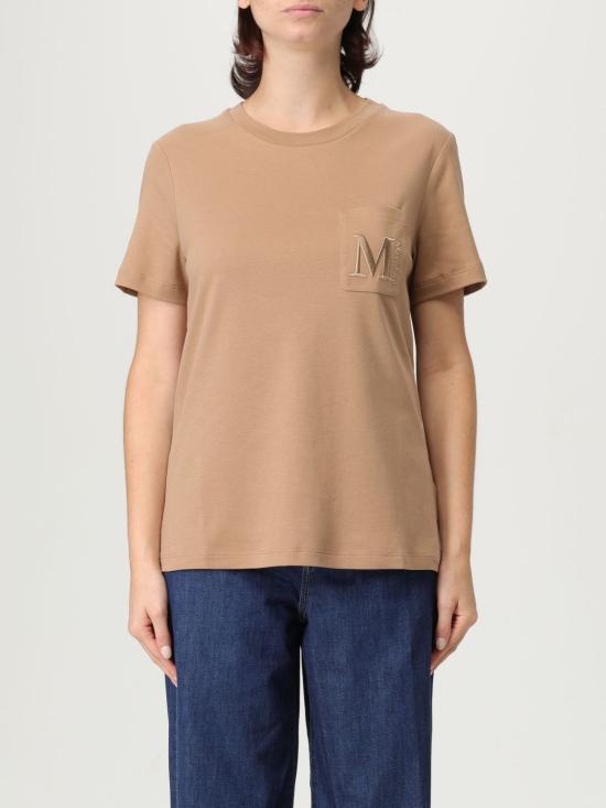 25FW 에스막스마라 반팔 티셔츠 2529976011600 006 Camel