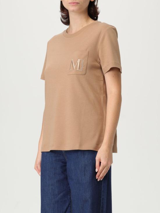 25FW 에스막스마라 반팔 티셔츠 2529976011600 006 Camel - 'S MAX MARA