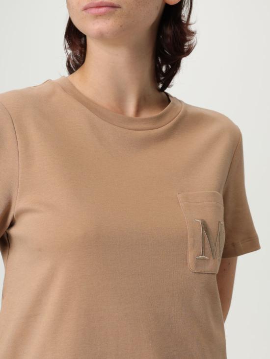 25FW 에스막스마라 반팔 티셔츠 2529976011600 006 Camel - 'S MAX MARA