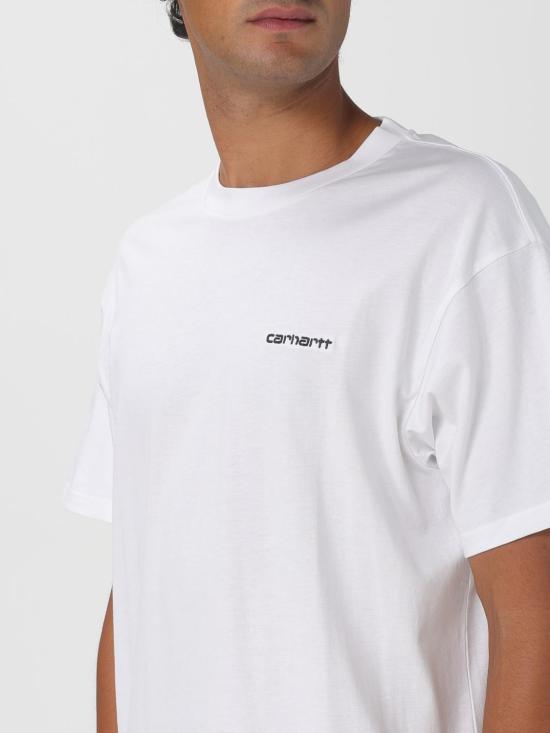 25FW 칼하트 WIP 반팔 티셔츠 I030435 00AXX White - CARHARTT WIP