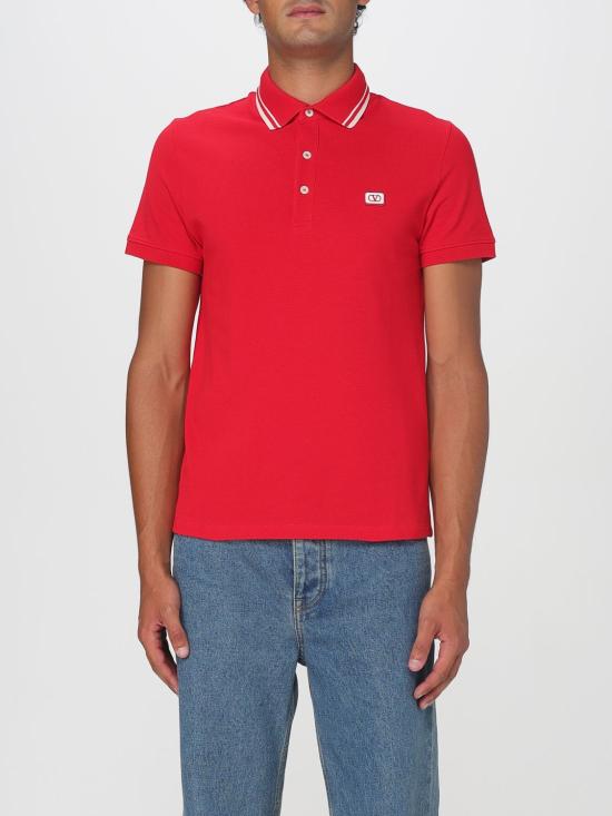 25FW 발렌티노 가라바니 폴로 티셔츠 7V3MH01KAQK 157 Red