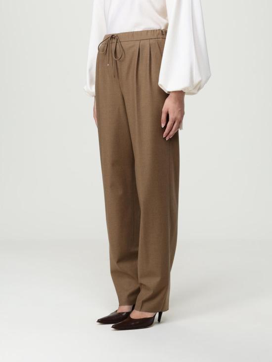 25FW 막스마라 스트레이트 팬츠 2521136181600 005 Brown - MAX MARA