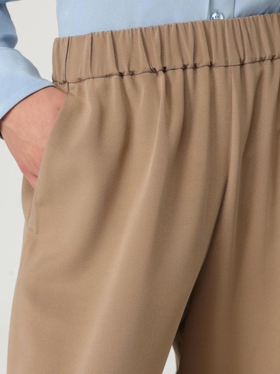 25FW 막스마라 스트레이트 팬츠 2521136018600 037 Brown - MAX MARA