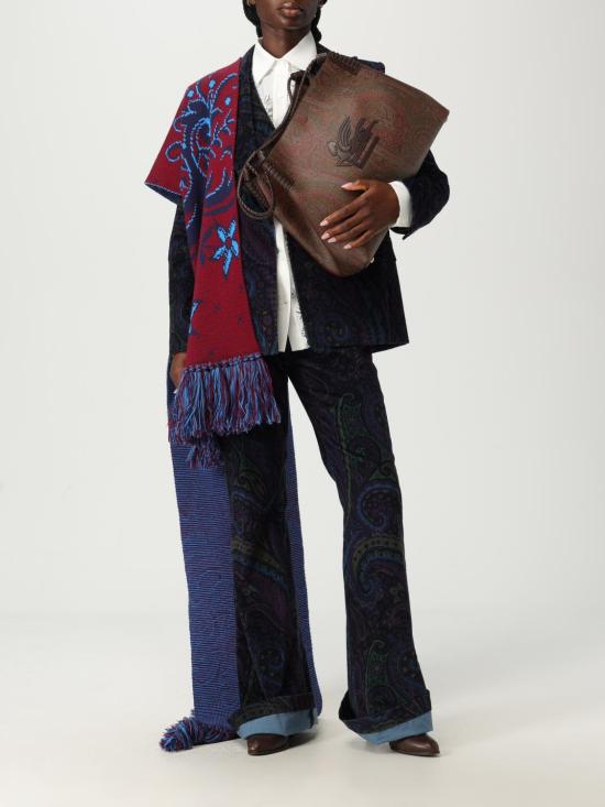 25FW 에트로 플레어 팬츠 WREA003399SAEE3 X0887 Blue - ETRO