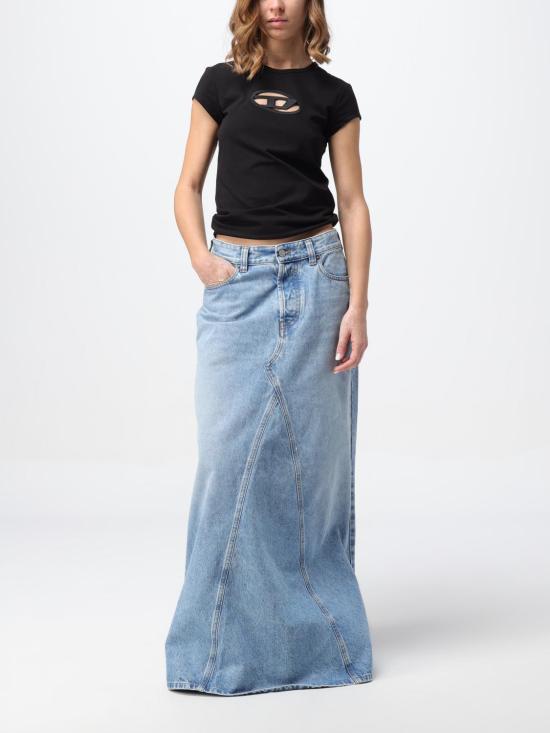 25FW 디젤 반팔 티셔츠 A062680AFAA 9XXA Black 1 - DIESEL