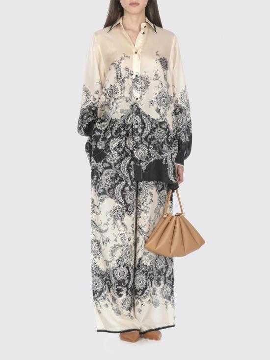 25FW 짐머만 셔츠 9923TSS251 CRMBLKFLO Yellow Cream