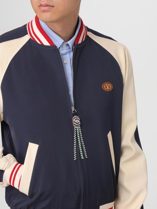 25FW 발렌티노 가라바니 봄버 자켓 7V3CIP63AWS DYB Blue - VALENTINO GARAVANI