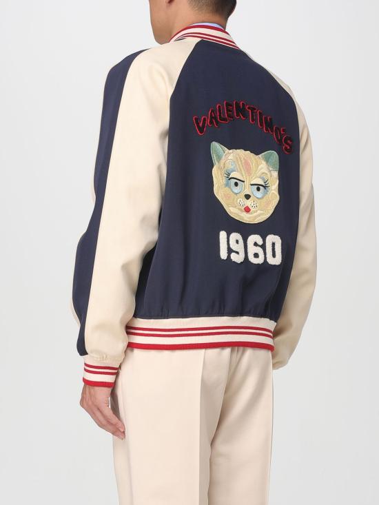 25FW 발렌티노 가라바니 봄버 자켓 7V3CIP63AWS DYB Blue - VALENTINO GARAVANI