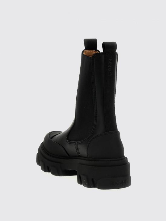 25FW 가니 미드 첼시 부츠 S3238 099 Black - GANNI