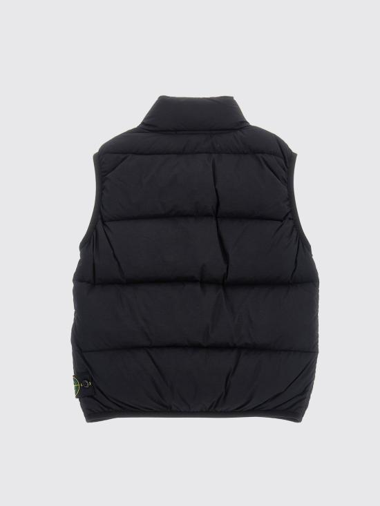 25FW [키즈] 스톤 아일랜드 베스트 G100003S0028 V0029 Black - STONE ISLAND