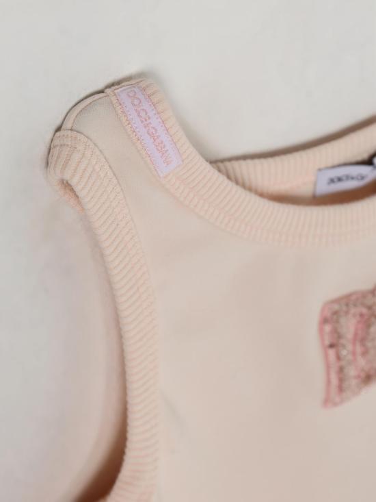 25FW [키즈] 돌체앤가바나 탑 L5JN84G7PKS F0210 Blush Pink - DOLCE & GABBANA