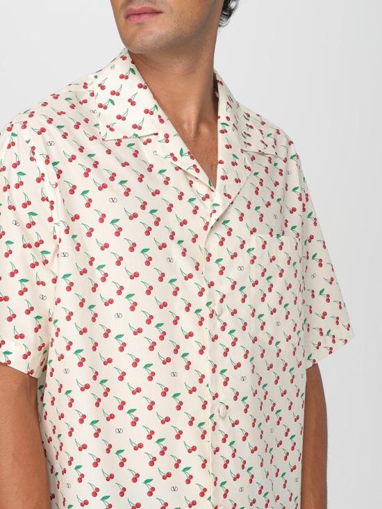 25FW 발렌티노 가라바니 반팔 셔츠 7V3AA111B0B BMY Butter - VALENTINO GARAVANI