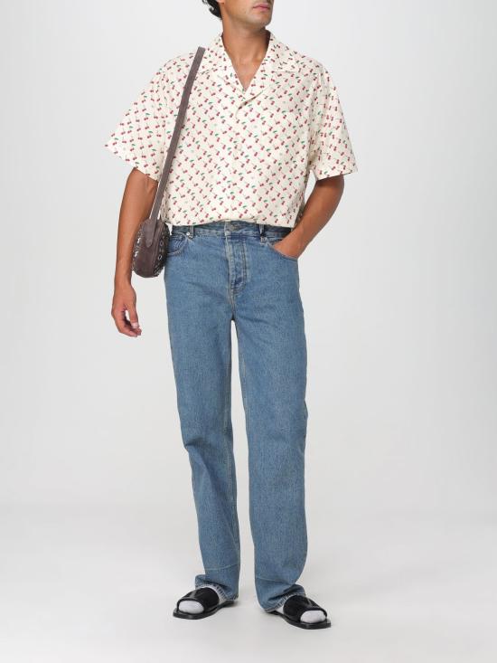 25FW 발렌티노 가라바니 반팔 셔츠 7V3AA111B0B BMY Butter - VALENTINO GARAVANI